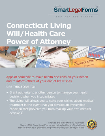 Connecticut Living Will/Health Care Power of Attorney - SmartLegalForms