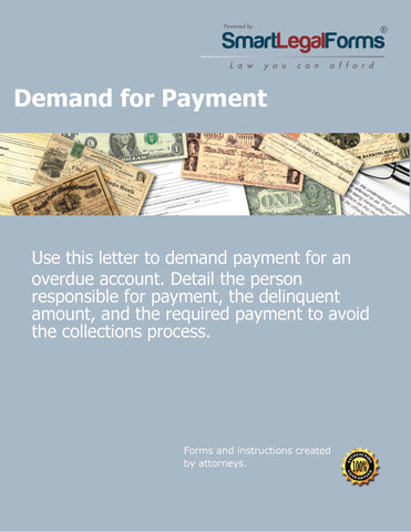 Demand for Payment - SmartLegalForms