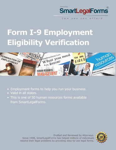 Form I-9 Employment Eligibility Verification - SmartLegalForms
