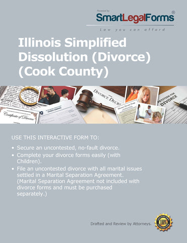 Illinois Simplified Dissolution of Marriage (Cook County) Divorce - SmartLegalForms
