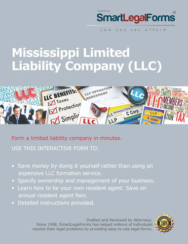 Articles of Organization (LLC) - Mississippi - SmartLegalForms