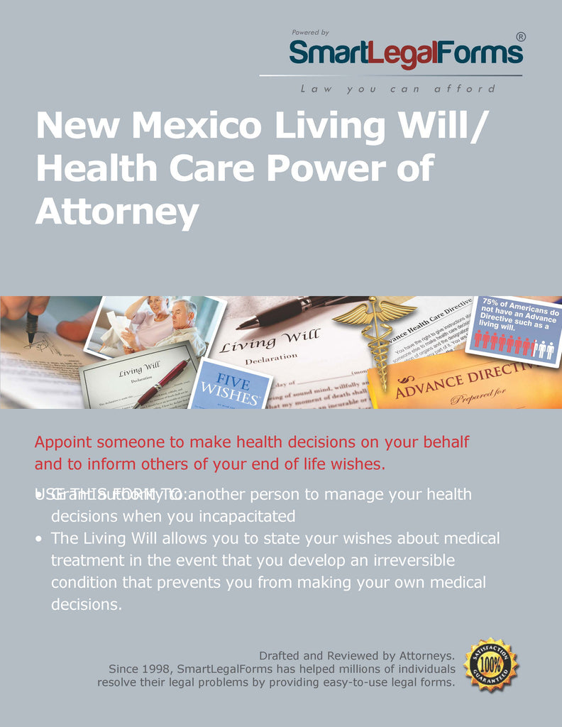 New Mexico Living Will/Health Care Power of Attorney - SmartLegalForms