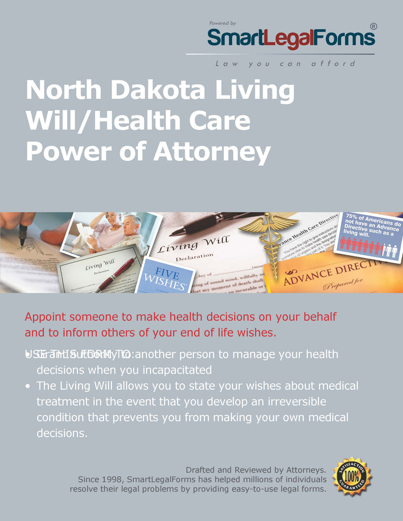 North Dakota Living Will/Health Care Power of Attorney - SmartLegalForms