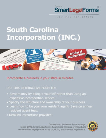 Articles of Incorporation (Profit) - South Carolina - SmartLegalForms