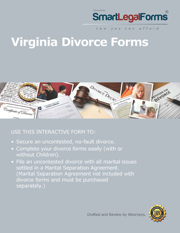 Virginia Divorce Forms - SmartLegalForms