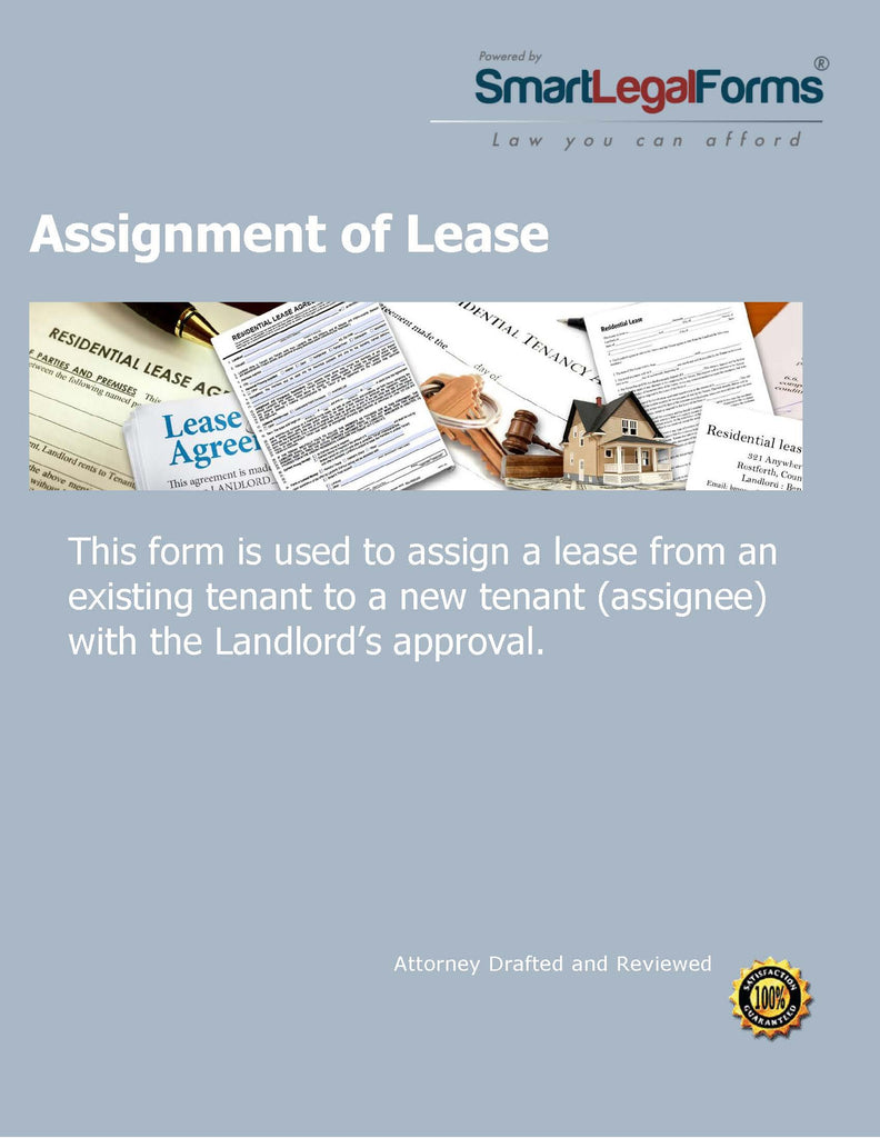 Assignment of Lease Agreement - SmartLegalForms