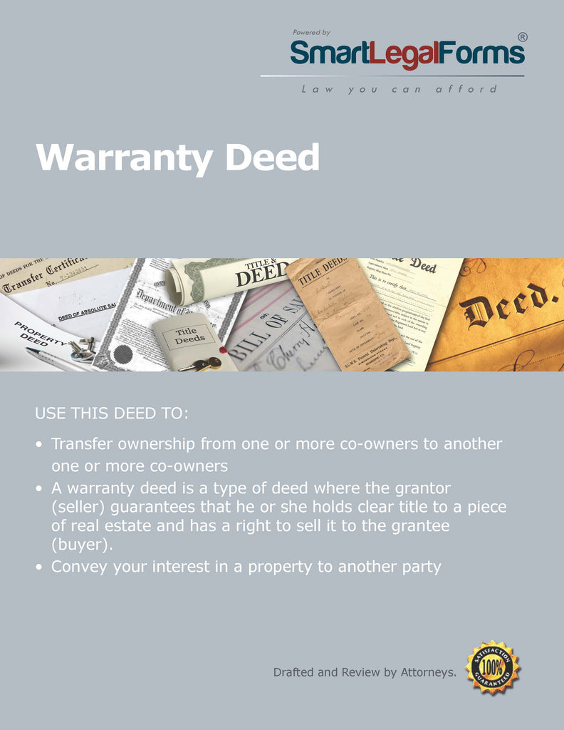 Warranty Deed - SmartLegalForms
