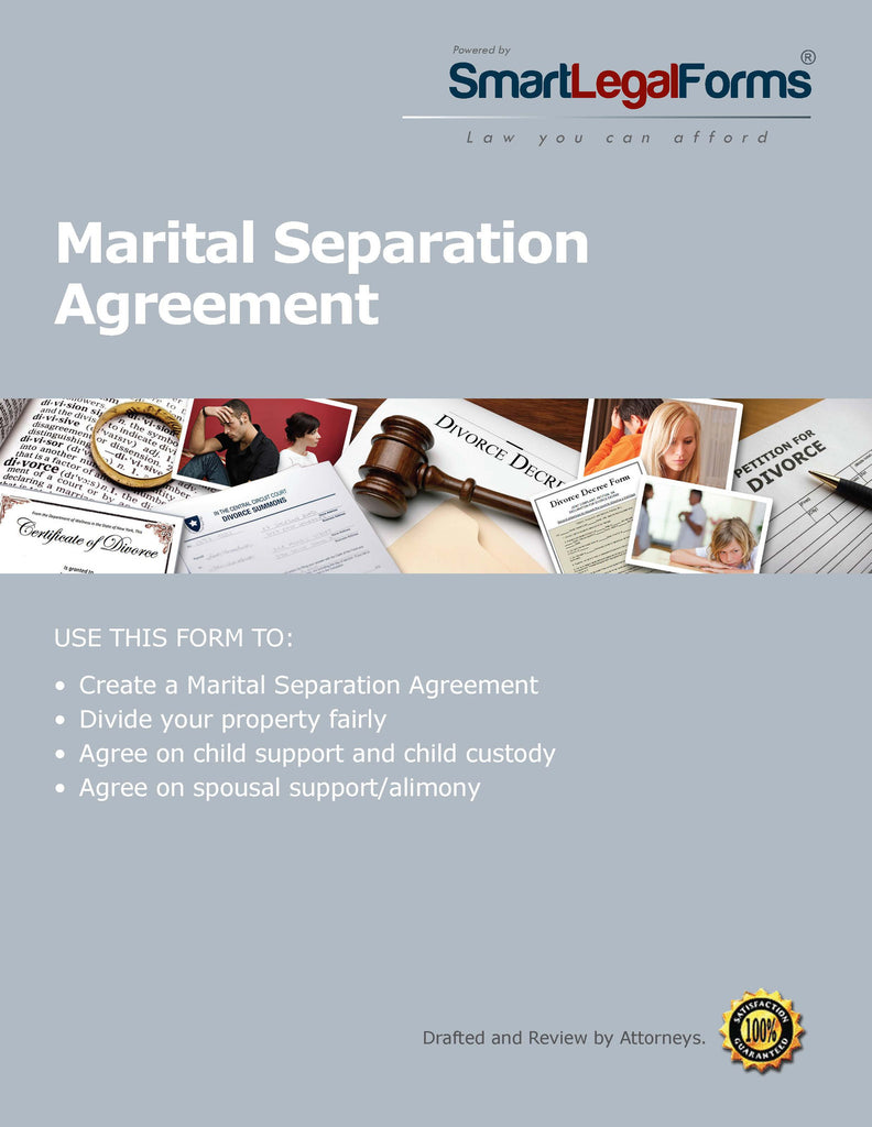 Marital Separation Agreement - SmartLegalForms