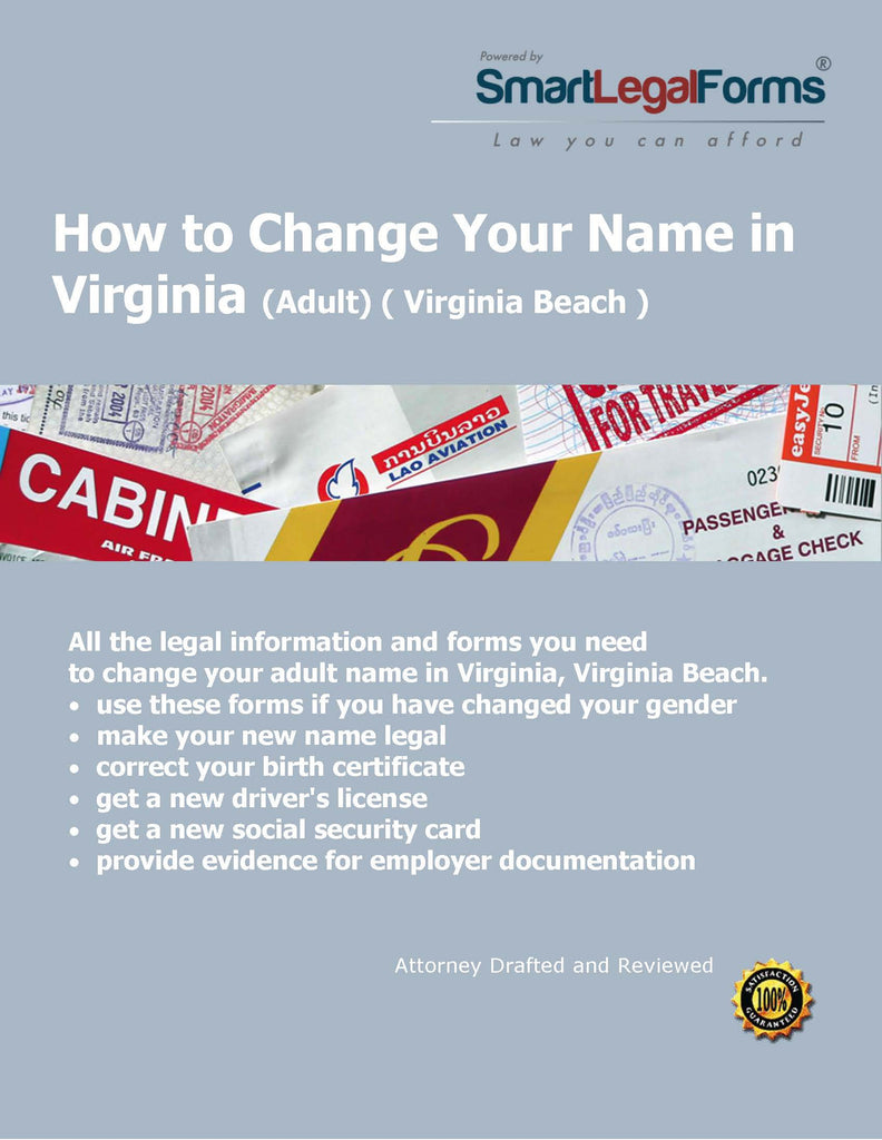 Virginia Name Change (Adult) (Virginia Beach) - SmartLegalForms