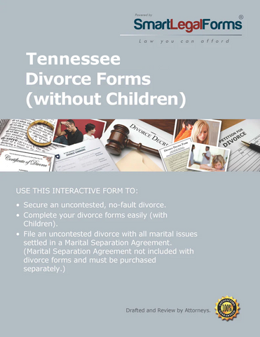 Tennessee Divorce Forms with no Minor Children