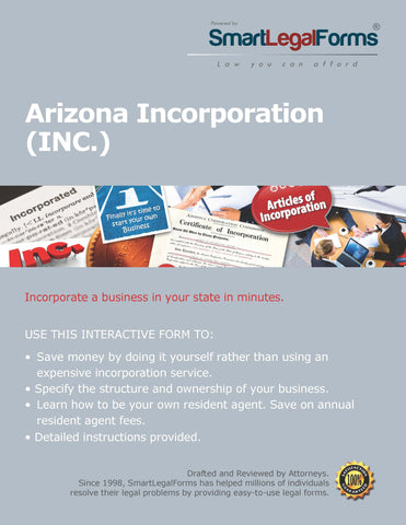 Articles of Incorporation (Profit) - Arizona - SmartLegalForms