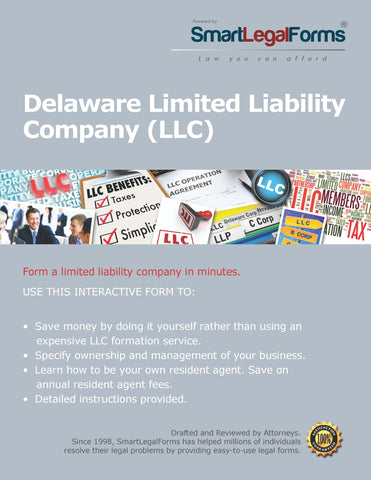 Certificate of Formation (LLC) - Delaware - SmartLegalForms