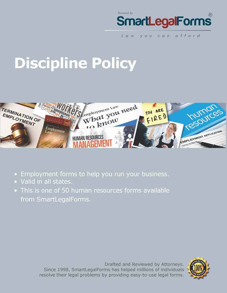 Discipline Policy - SmartLegalForms