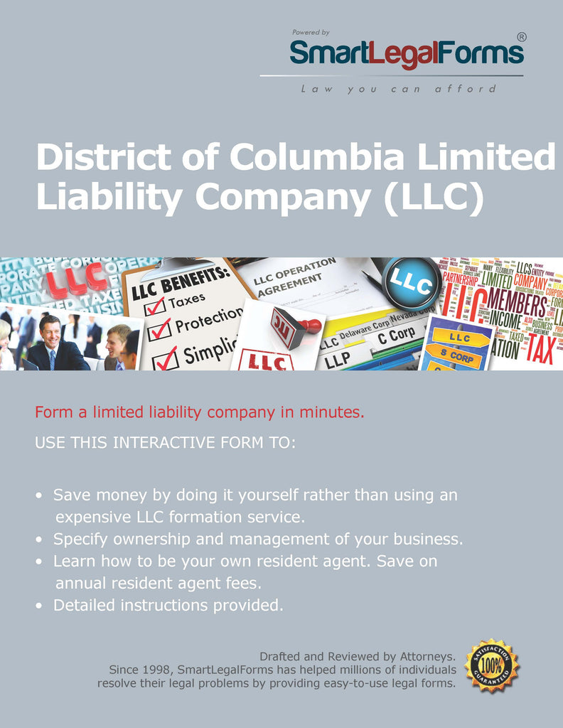 Articles of Organization (LLC) - District of Columbia - SmartLegalForms
