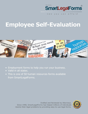 Employee Self-Evaluation - SmartLegalForms