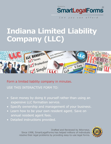 Articles of Organization (LLC) - Indiana - SmartLegalForms