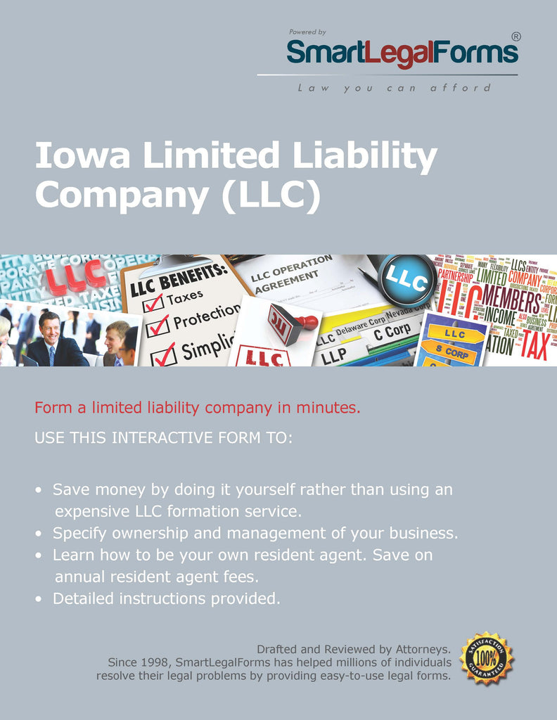 Articles of Organization (LLC) - Iowa - SmartLegalForms
