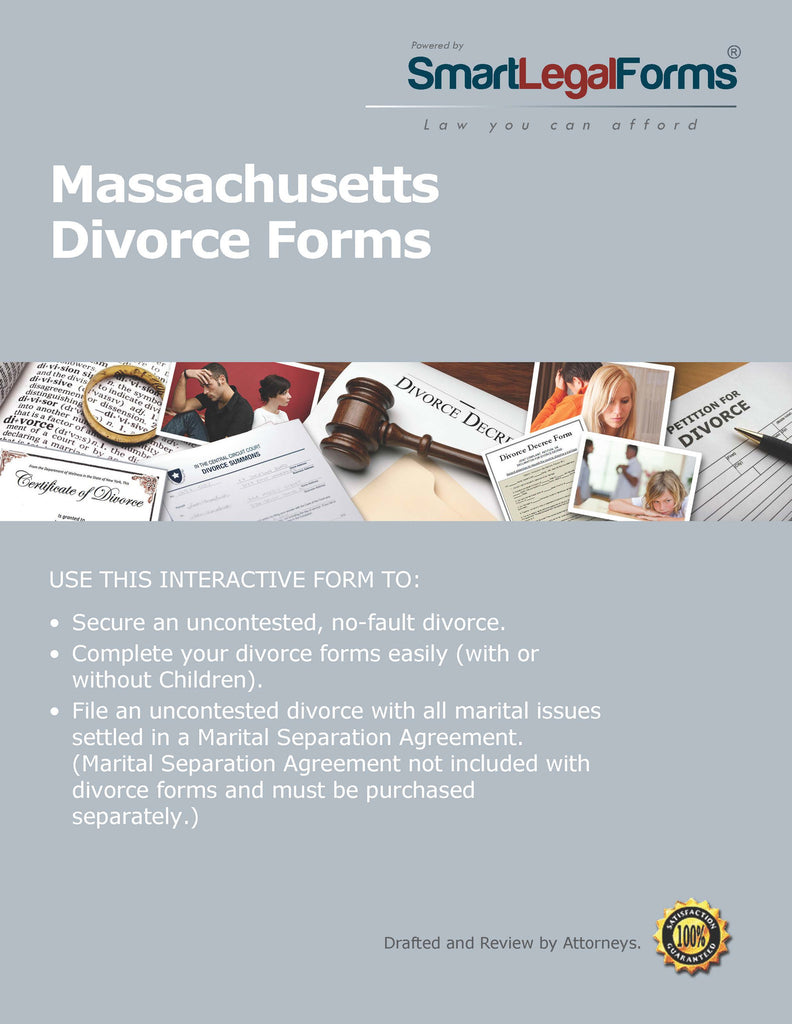 Massachusetts Divorce Forms - SmartLegalForms