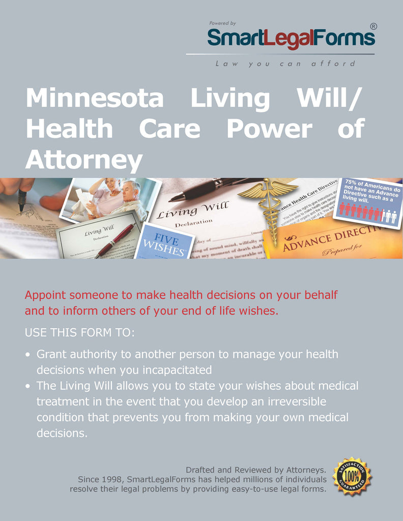 Minnesota Living Will/Health Care Power of Attorney - SmartLegalForms