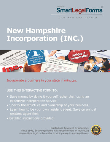 Articles of Incorporation (Profit) - New Hampshire - SmartLegalForms