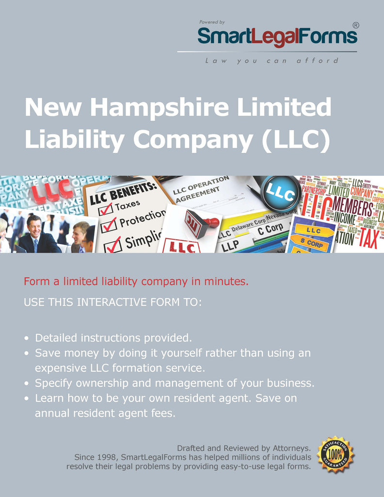Certificate of Formation (LLC) - New Hampshire - SmartLegalForms