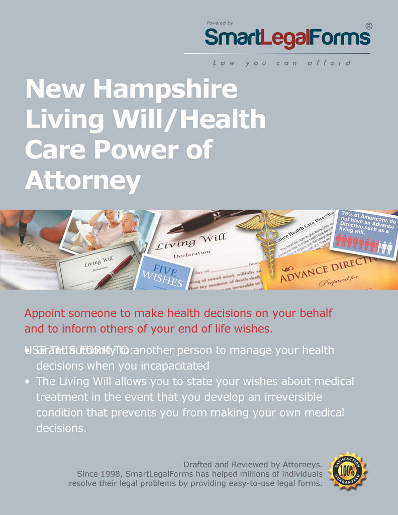 New Hampshire Living Will/Health Care Power of Attorney - SmartLegalForms