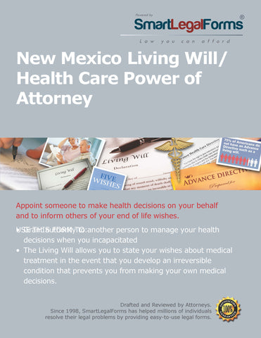 New Mexico Living Will/Health Care Power of Attorney - SmartLegalForms