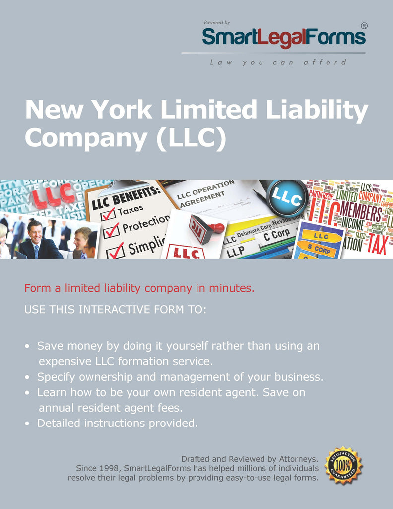 Certificate of Formation (LLC) - New York - SmartLegalForms