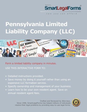 Certificate of Organization (LLC) - Pennsylvania - SmartLegalForms