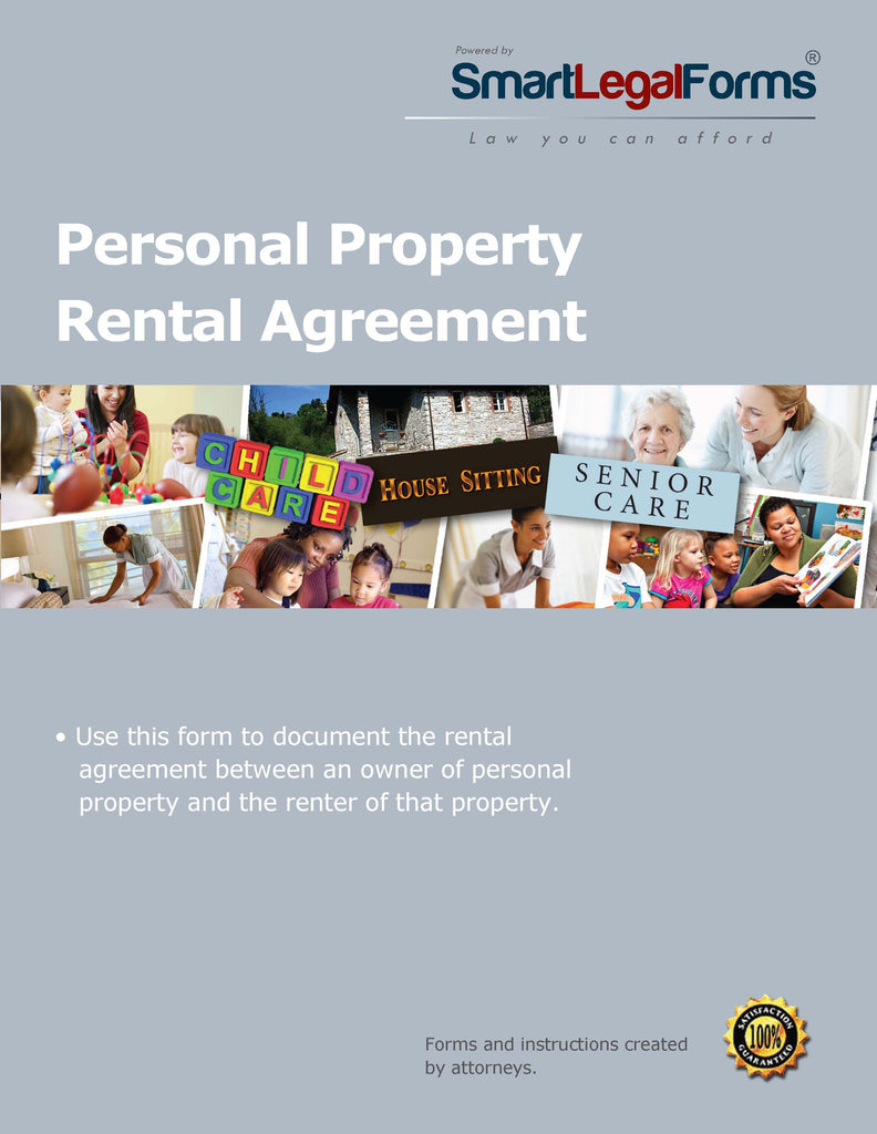 Personal Property Rental Agreement - SmartLegalForms