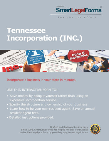 Charter (Articles of Incorporation) (Profit) - Tennessee - SmartLegalForms