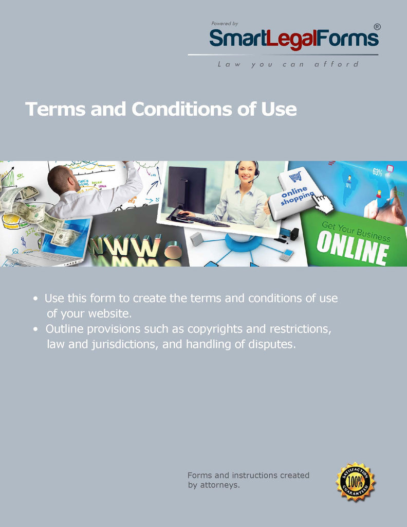 Terms and Conditions Statement for a Consumer Web Site - SmartLegalForms
