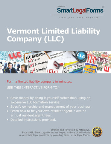 Articles of Organization (LLC) - Vermont - SmartLegalForms