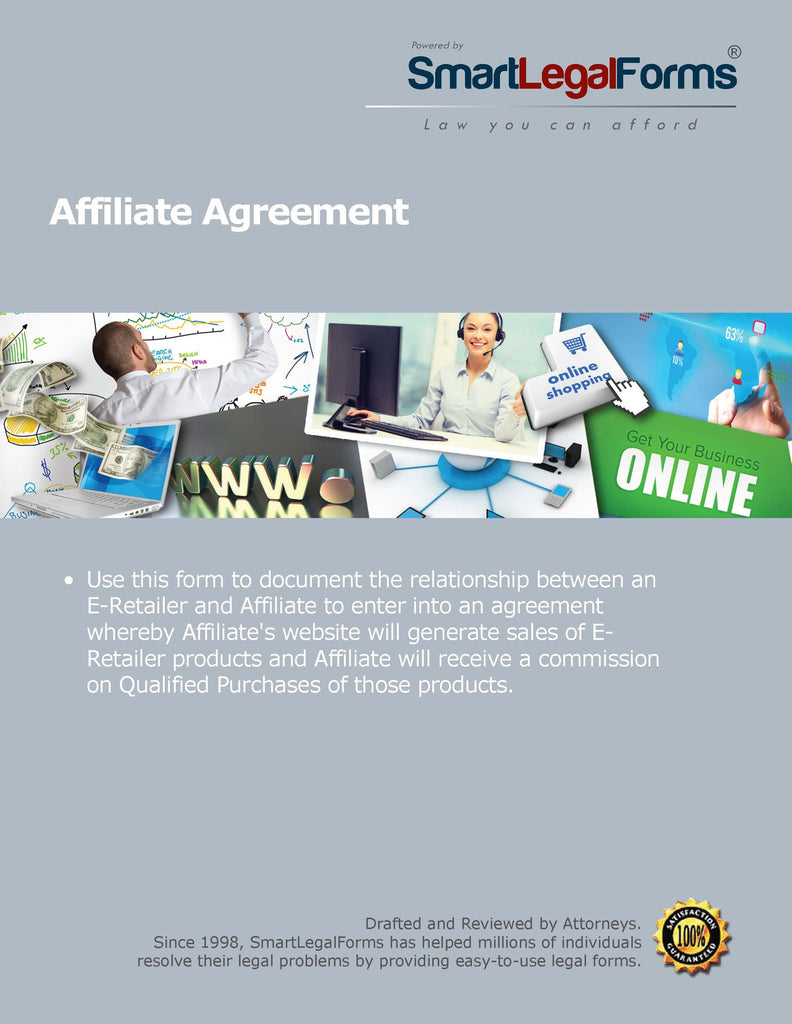 Affiliate Agreement - SmartLegalForms