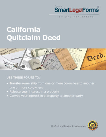 Quitclaim Deed - California - SmartLegalForms
