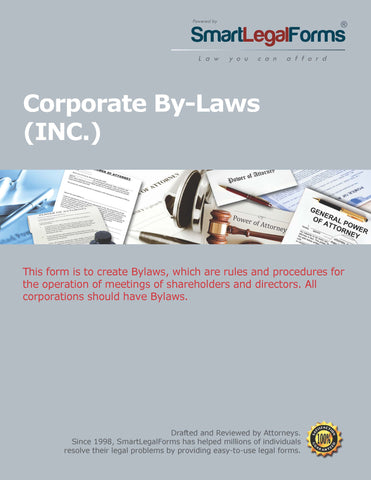 Corporate Bylaws - SmartLegalForms