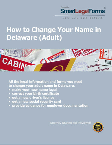 Change Your Name in Delaware (Adult) - SmartLegalForms