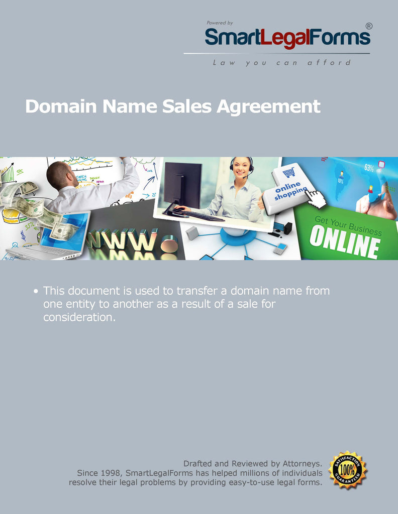 Domain Name Sales Agreement - SmartLegalForms