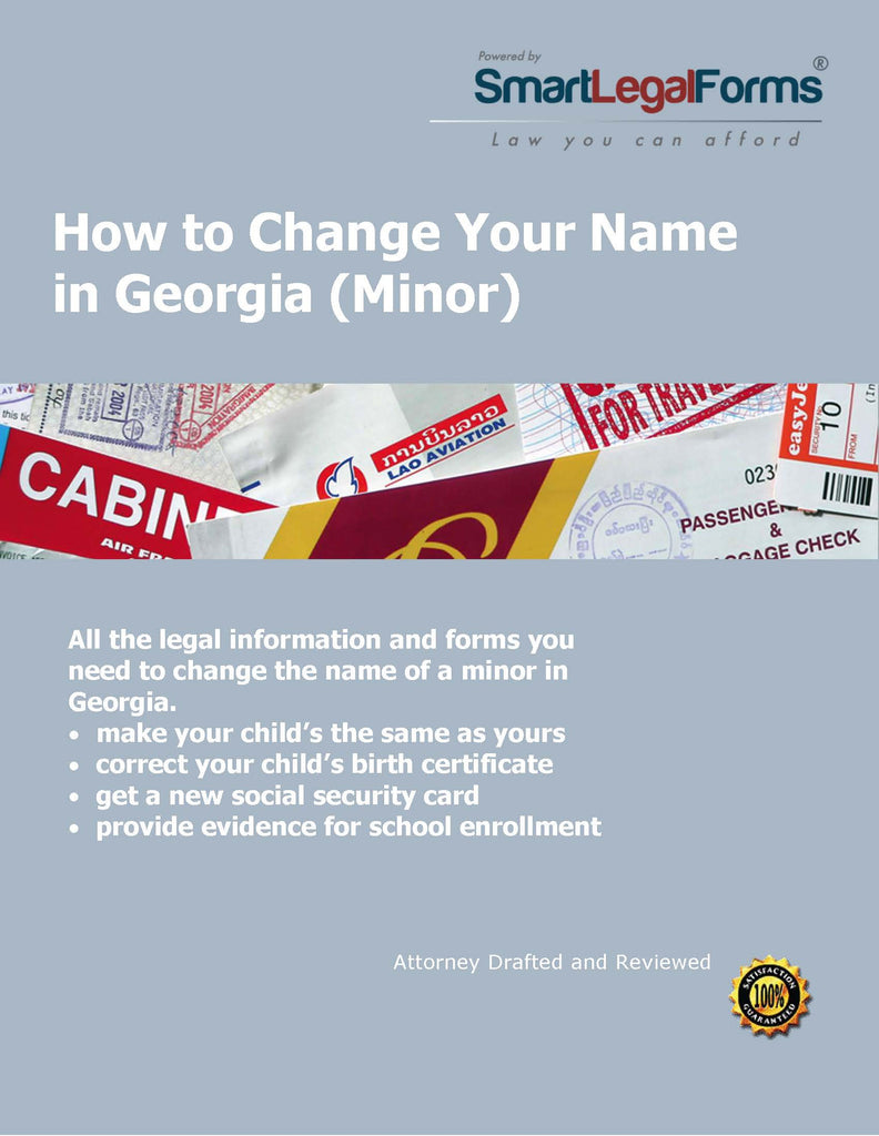 Georgia Name Change (Minor) (Fulton County) - SmartLegalForms