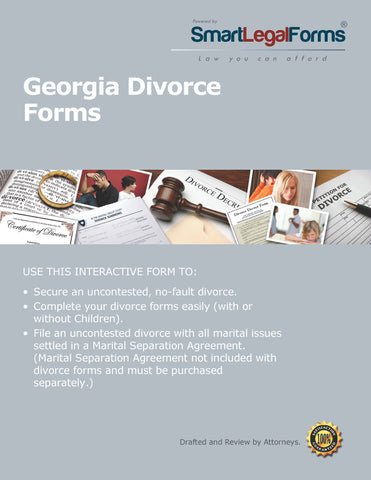 Georgia Divorce Forms - SmartLegalForms