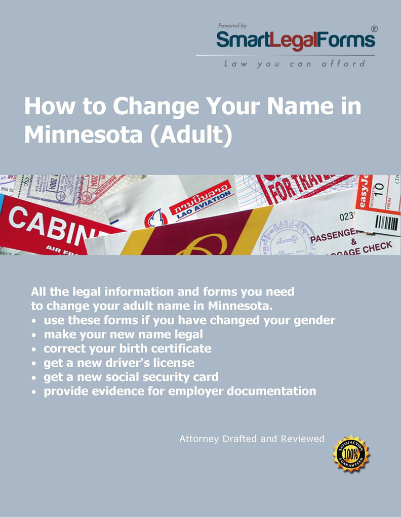 Change Your Name in Minnesota (Adult) - SmartLegalForms