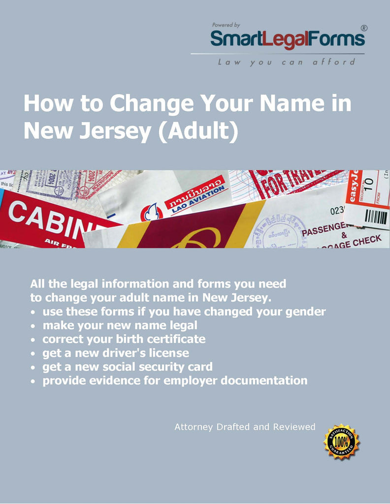 Change Your Name in New Jersey (Adult) - SmartLegalForms