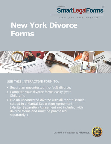 New York Divorce Forms - SmartLegalForms