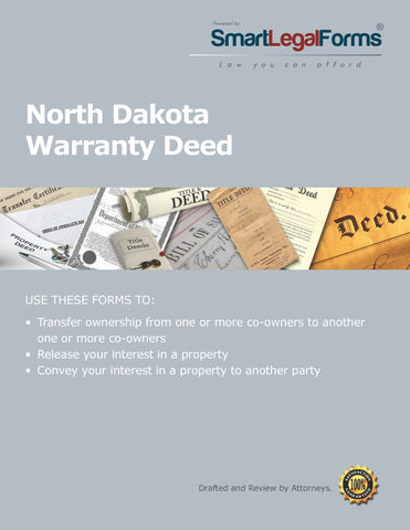 Warranty Deed - North Dakota - SmartLegalForms