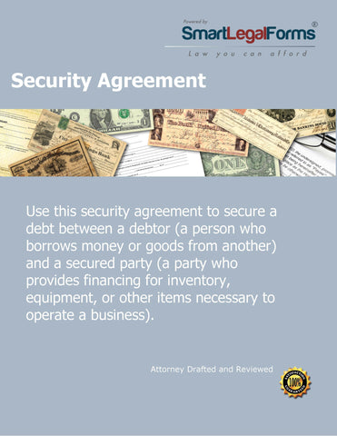 Security Agreement - SmartLegalForms