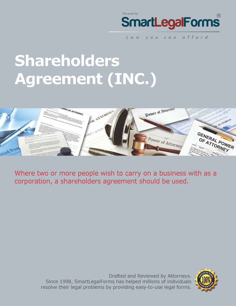Shareholder's Agreement - SmartLegalForms