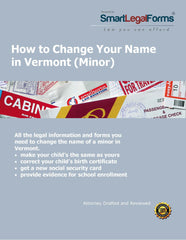 Vermont Name Change (Minor) - SmartLegalForms