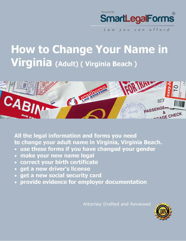 Virginia Name Change (Adult) (Virginia Beach) - SmartLegalForms